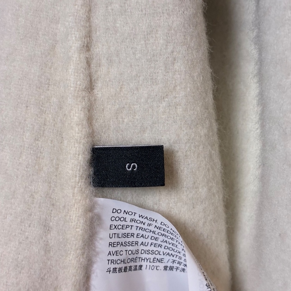 Theory Hooded Wrap Coat – Wool & Cashmere Blend, Size S - Picture 11 of 12